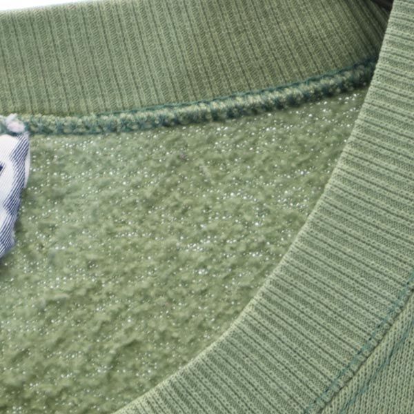 Lee リー 90s オールド USA製 ヘビーウエイト 長袖 スウェット トレーナー XL 緑系 メンズ