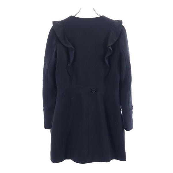 SEE BY CHLOE シーバイクロエ ノーカラーコート 40 黒 レディース