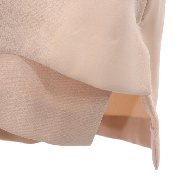 UNITED TOKYO ユナイテッドトウキョウ 日本製 7分袖 Vネック タック ブラウス 1 ベージュ系 レディース