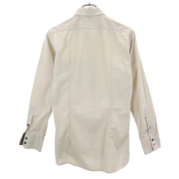 BURBERRY BLACK LABEL バーバリーブラックレーベル 三陽商会 長袖 シャツ 1 ベージュ系 ロゴ刺_ メンズ