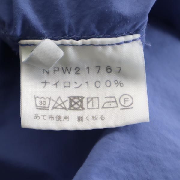 THE NORTH FACE ザノースフェイス NPW21767 ナイロンジャケット S ブルー フード レディース