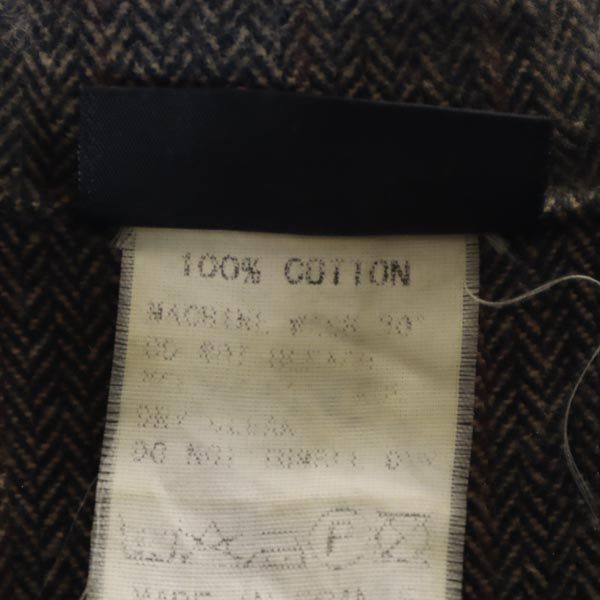 VETRA LE LUDE FRANCE ベトラルリュドフランス フランス製 ヘリンボーン ストライプ柄 ジャケット 16 ブラウン系 メンズ