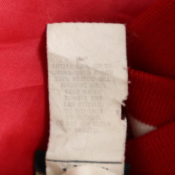 Swingster スウィングスター 90s オールド CIVIC STADIUM スタジャン L レッド系 裏キルト ナイロンジャケット メンズ