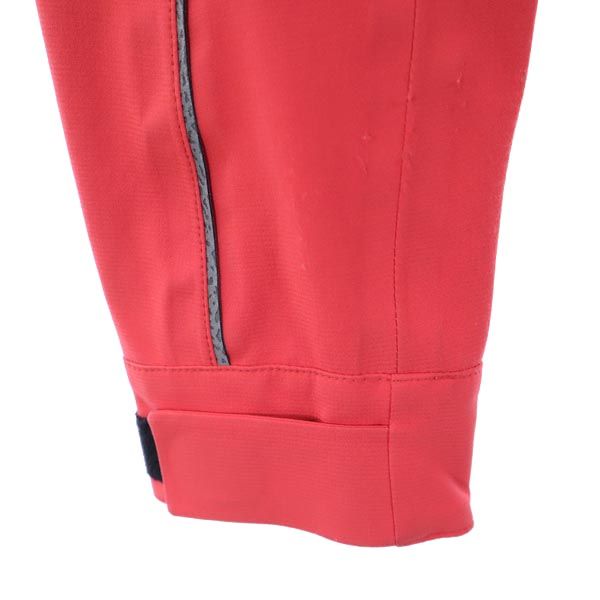 adidas アディダス マウンテンパーカー XS 赤 ブロックテックパーカー レディース