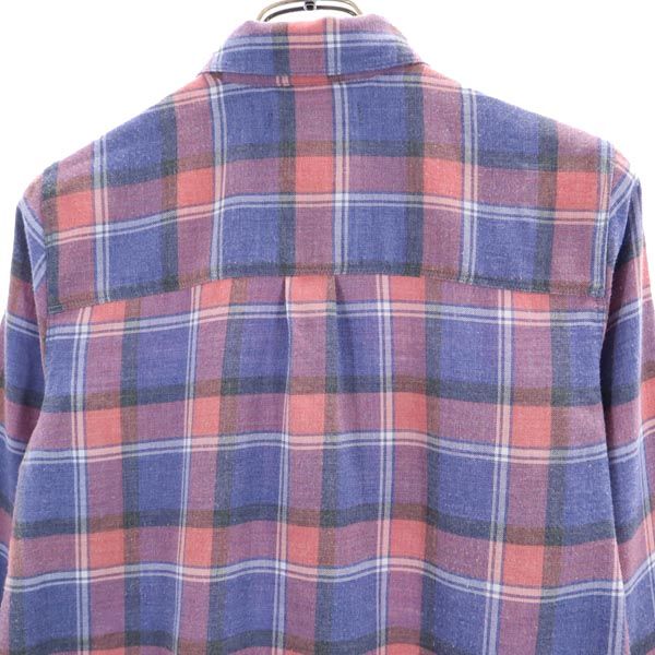 RIVET&THREAD チェック柄 長袖 シャツ XS レッド系 RIVET&THREAD レディース