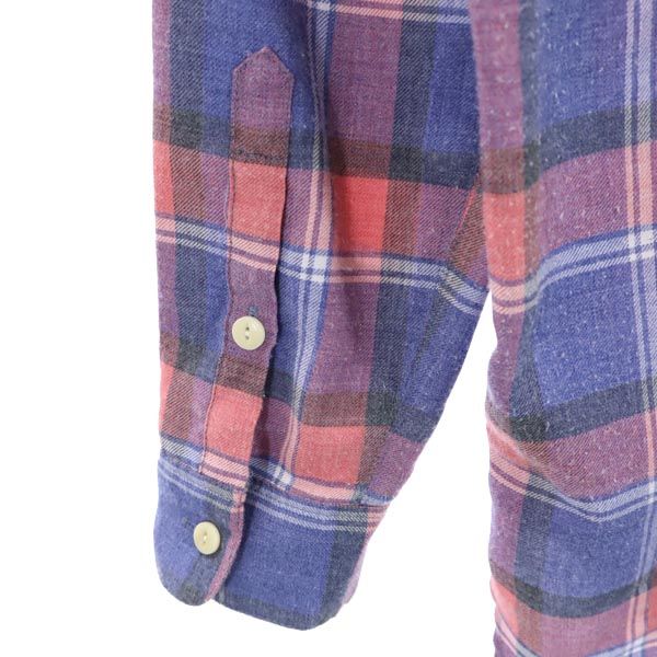 RIVET&THREAD チェック柄 長袖 シャツ XS レッド系 レディース