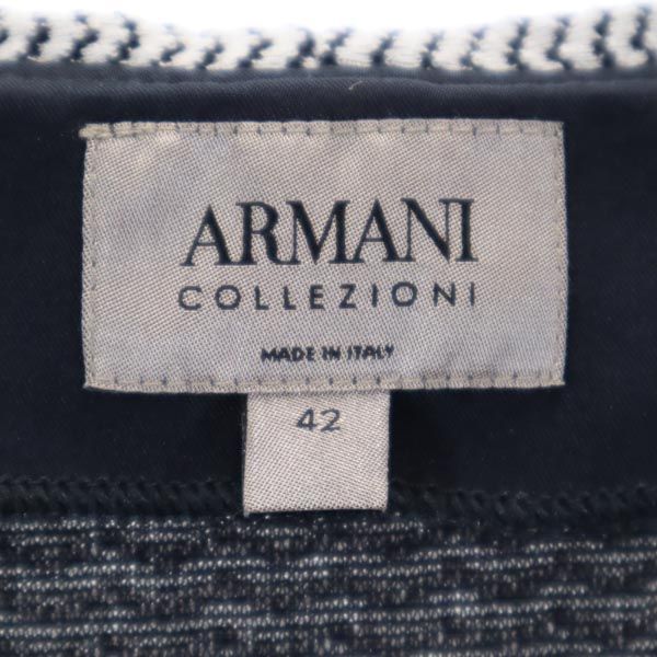 ARMANI COLLEZIONI アルマーニコレッツォーニ 総柄 ジャケット 42 グレー系 レディース