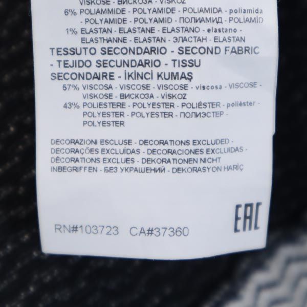 ARMANI COLLEZIONI アルマーニコレッツォーニ 総柄 ジャケット 42 グレー系 レディース