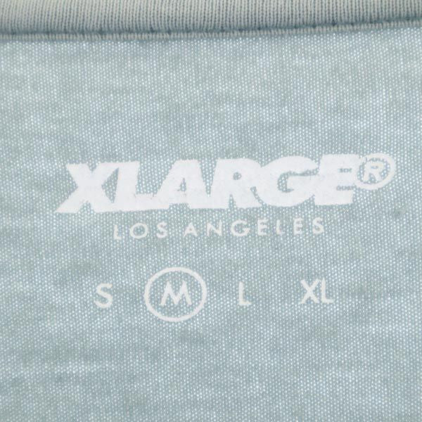 XLARGE エクストララージ 長袖 Tシャツ M グリーン系 ロンT デカロゴ メンズ