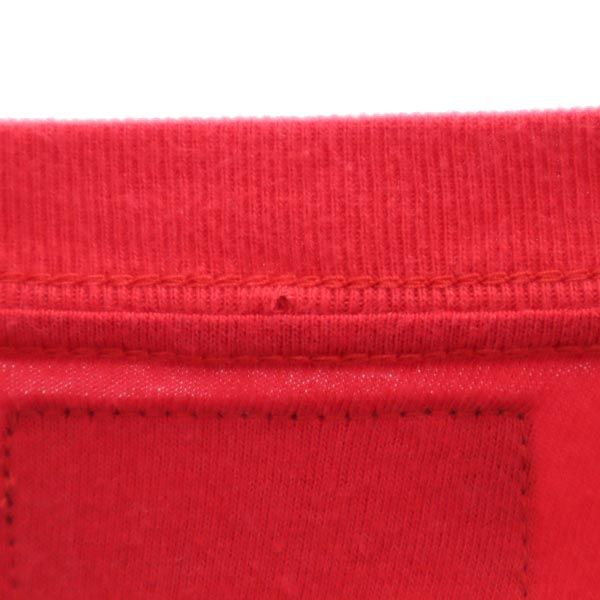 STUSSY ステューシー 日本製 半袖 Tシャツ S レッド系 オーバーサイズ ロンT メンズ