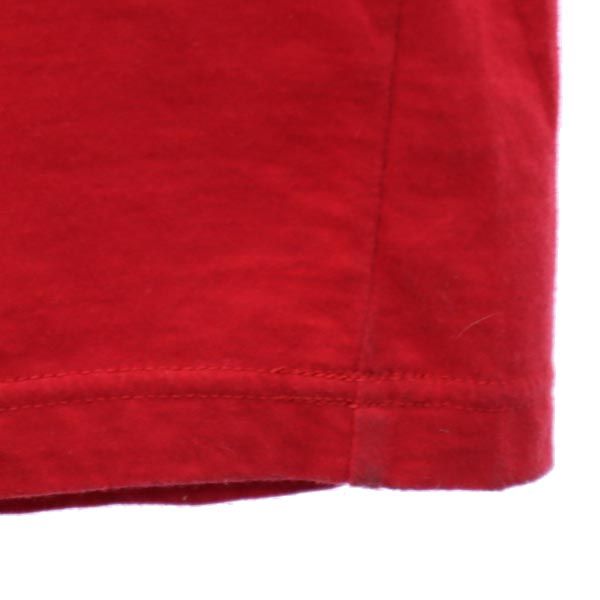 STUSSY ステューシー 日本製 半袖 Tシャツ S レッド系 オーバーサイズ ロンT メンズ