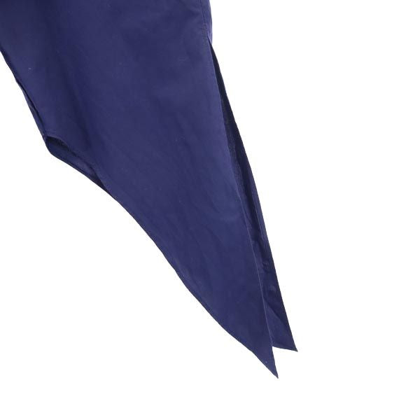 LANVIN ランバン 日本製 長袖 切替デザイン Tシャツ 40 ネイビー ロンT メンズ