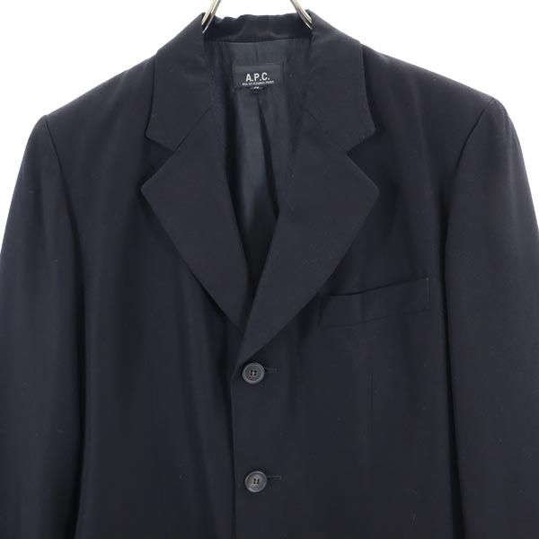 A.P.C. アーペーセー フランス製 テーラードジャケット M 黒 メンズ