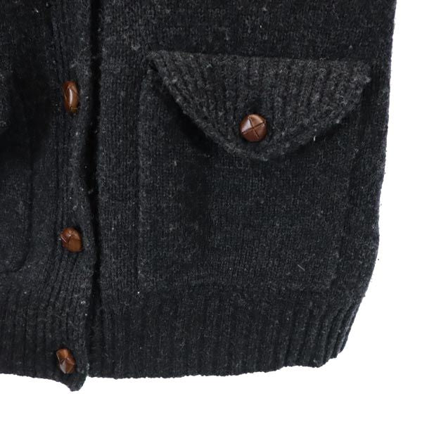 RALPH LAUREN RUGBY ラルフローレン ラグビー ウール ショールカラー ニット カーディガン S グレー系 レディース