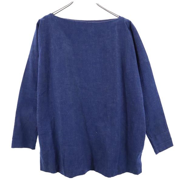 YAECA ヤエカ 日本製 長袖 デニム カットソー S レディース