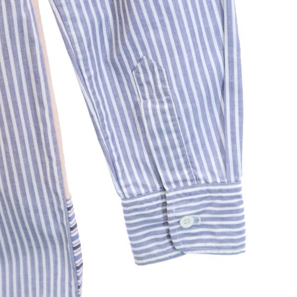 SEE BY CHLOE シーバイクロエ ストライプ柄 長袖 カットソー 34 ピンク×ブルー シャツ ボーダー レディース