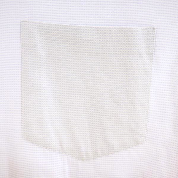 BOSS ボス 総柄 長袖 シャツ 16 1/2 水色系 メンズ