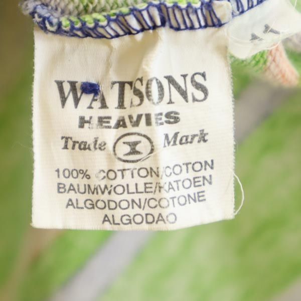 WATSONS STANDARD ISSUE ボーダー 長袖 ポロシャツ M/L メンズ