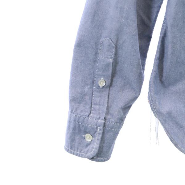 marka マーカ 日本製 長袖 ボタンダウンシャツ 1 ブルー系 メンズ