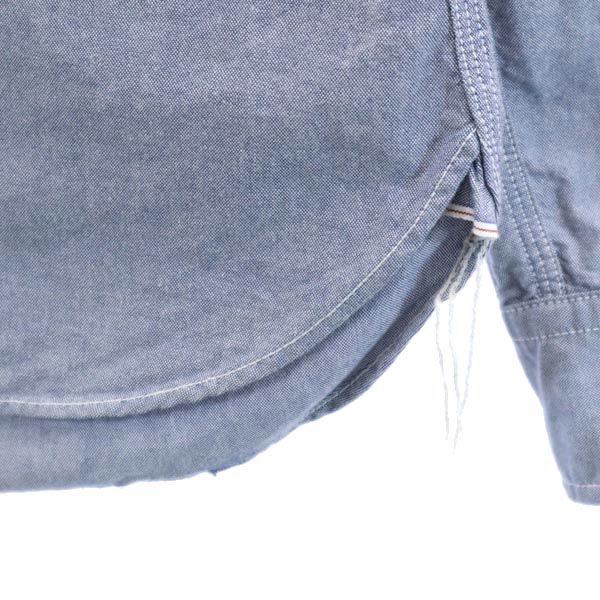 marka マーカ 日本製 長袖 ボタンダウンシャツ 1 ブルー系 メンズ