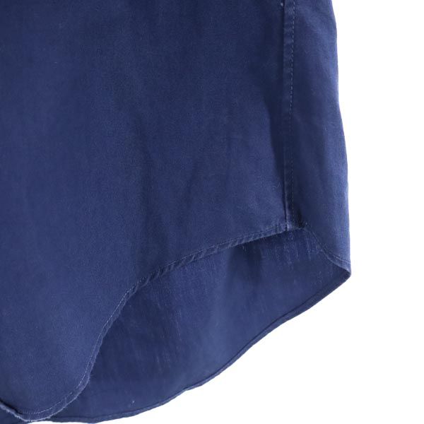 JOHN LAWRENCE SULLIVAN ジョンローレンスサリバン 日本製 長袖 シャツ 36 ネイビー メンズ