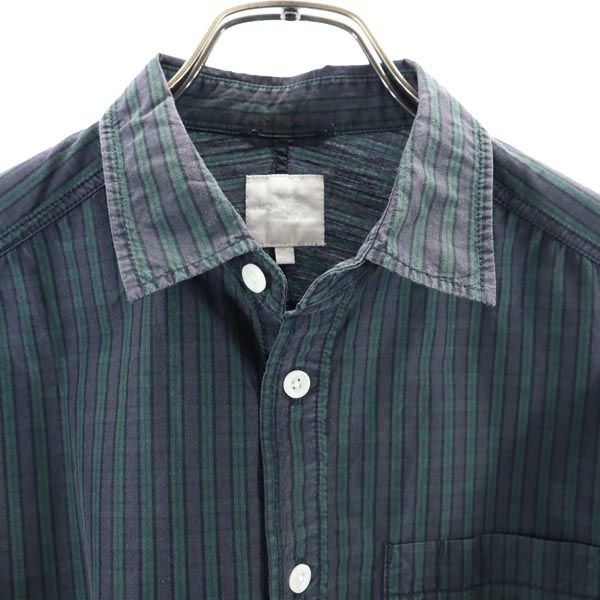 THE NORTH FACE ノースフェイス NR61661 チェック柄 長袖 シャツ S 緑系 アウトドア レディース