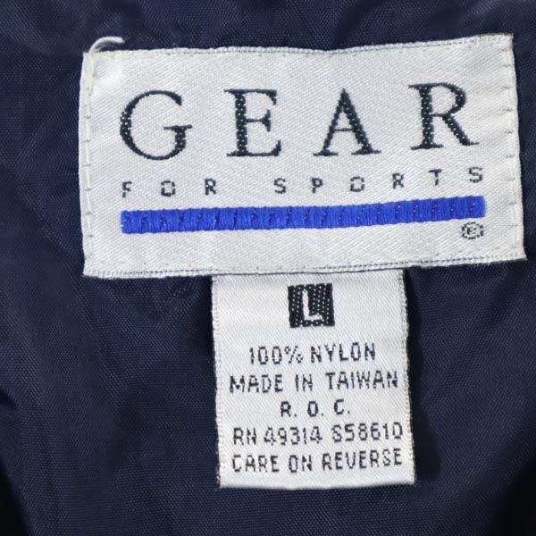 GEAR ギア ゴルフ Vネック スニードジャック ナイロンジャケット L ネイビー系 メンズ