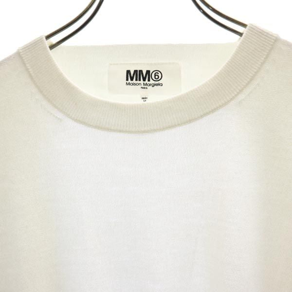 Maison Margiela メゾンマルジェラ イタリア製 7分袖 バックオープン カットソー S 白 レディース