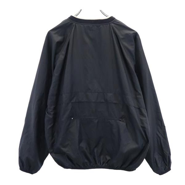 ザスポーツオーソリティ プルオーバー ジャケット L ブラック THE SPORTS AUTHORITY ゴルフ 裏メッシュ Vネック メンズ