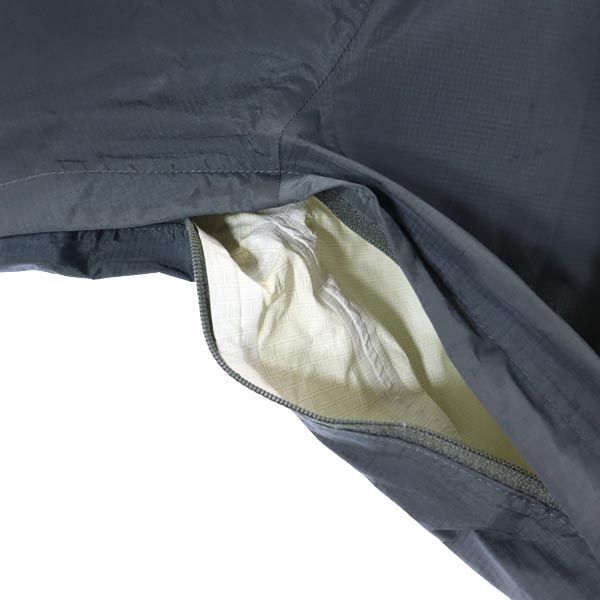 patagonia パタゴニア ロゴ 長袖 ナイロン ジップパーカー S グレー系 アウトドア ベンチレーション メンズ