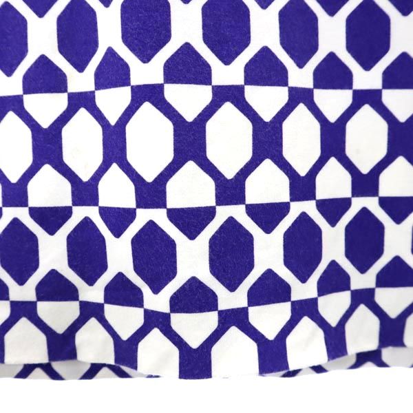 DIANE VON FURSTENBERG ダイアンフォンファステンバーグ 総柄 長袖 ストレッチ ワンピース パープル系 レディース