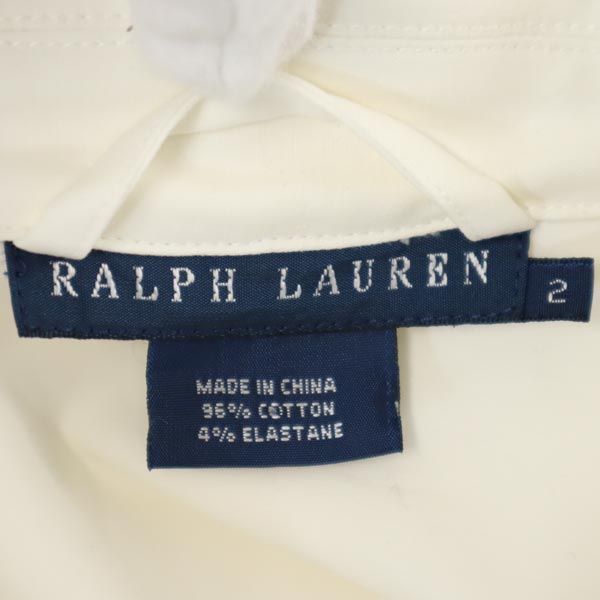 RALPH LAUREN ラルフローレン テーラードジャケット 2 アイボリー系 レディース