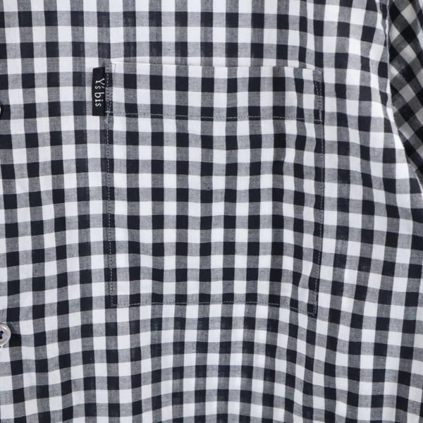 Y's bis ワイズビス 日本製 長袖 シャツ 黒系 メンズ