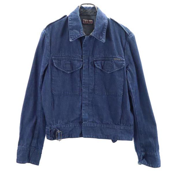 BLUE BLUE ブルーブルー 日本製 デニムジャケット 1 インディゴ Gジャン メンズ