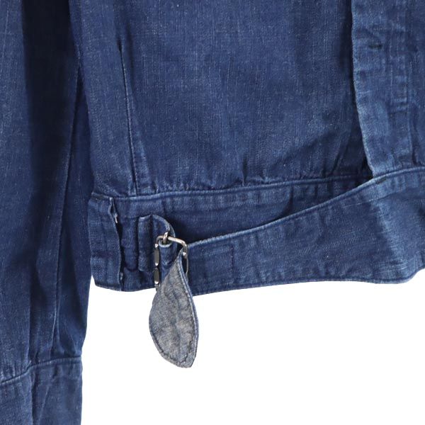 BLUE BLUE ブルーブルー 日本製 デニムジャケット 1 インディゴ Gジャン メンズ