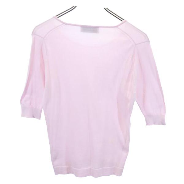JOHN SMEDLEY ジョンスメドレー 英国製 半袖 カットソー ピンク系 レディース