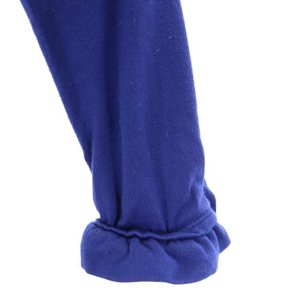 BURBERRY BLUE LABEL バーバリーブルーレーベル 三陽商会 ロゴプリント 長袖 Tシャツ 38 ネイビー ロンT レディース