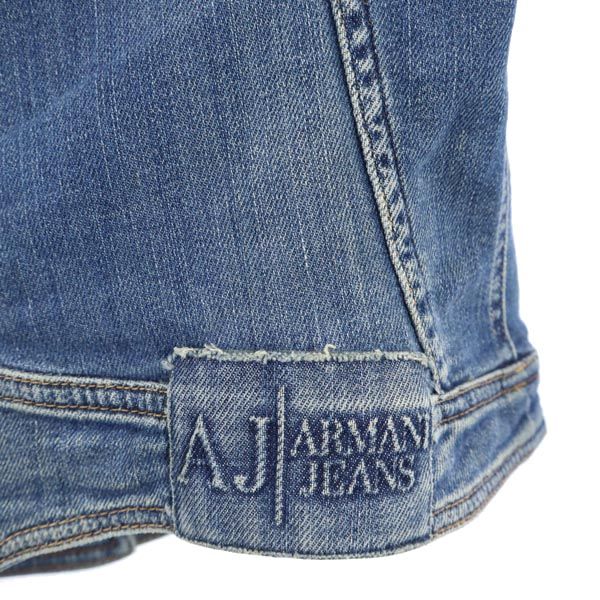 ARMANI JEANS アルマーニジーンズ 2WAY デニムジャケット S Gジャン レディース