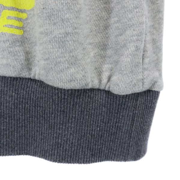 MAISON KITSUNE メゾンキツネ ロゴプリント 長袖 スウェット トレーナー XXS グレー メンズ