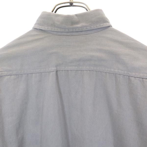 BIG MAC ビッグマック 60s ヴィンテージ ロゴ刺繍 長袖 シャツ M グレー メンズ