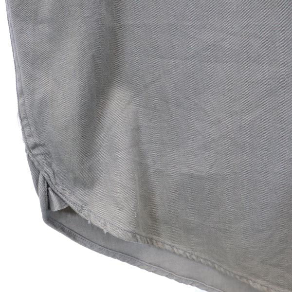 BIG MAC ビッグマック 60s ヴィンテージ ロゴ刺繍 長袖 シャツ M グレー メンズ