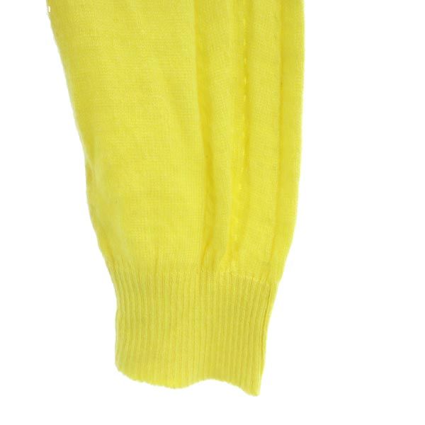 MAX&CO マックスアンドコー 長袖 Vネック カーディガン イエロー レディース