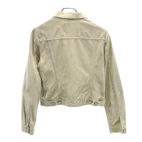 MAX&CO マックスアンドコー イタリア製 トラッカー ジャケット 38 ベージュ系 コットンジャケット レディース