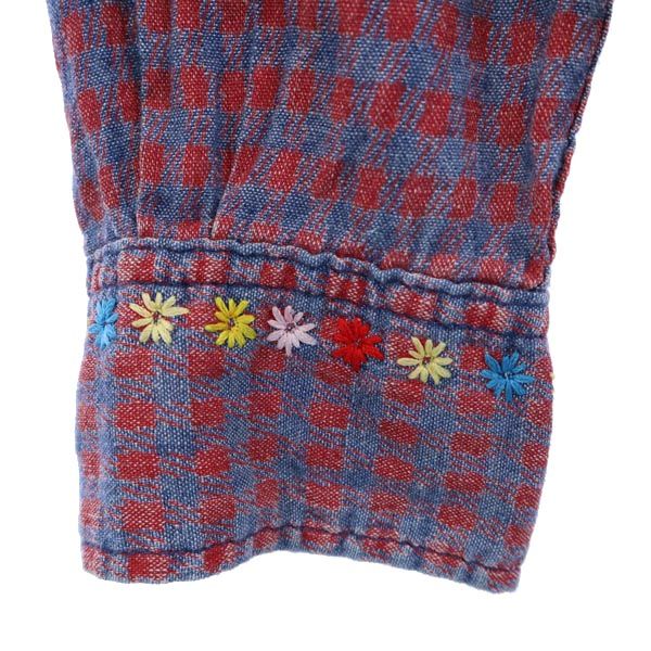 HYSTERIC GLAMOUR ヒステリックグラマー 総柄 長袖 シャツ FREE 赤系 レディース