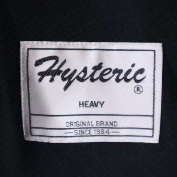 HYSTERIC ヒステリック バック プリント ナイロンジャケット FREE 黒系 リップストップ地 裏メッシュ メンズ