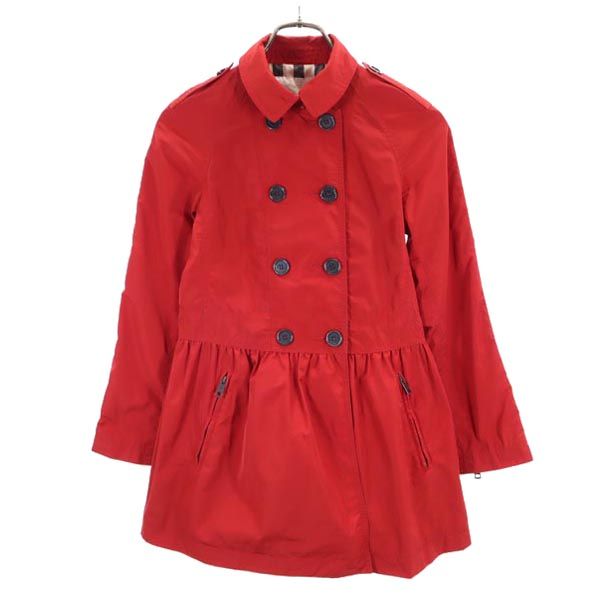 BURBERRY CHILDREN バーバリー チルドレン 三陽商会 コート 12Y 赤 キッズ
