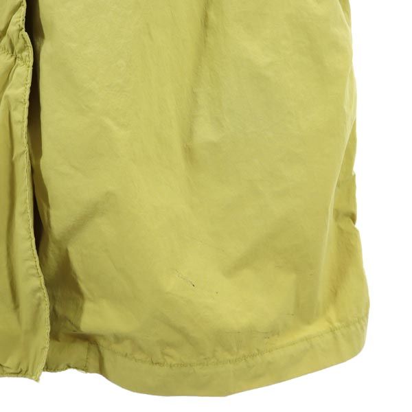 THE NORTH FACE ノースフェイス ロゴ刺繍 薄手 ナイロンジャケット M 黄系 コンパクト アラメダコート レディース