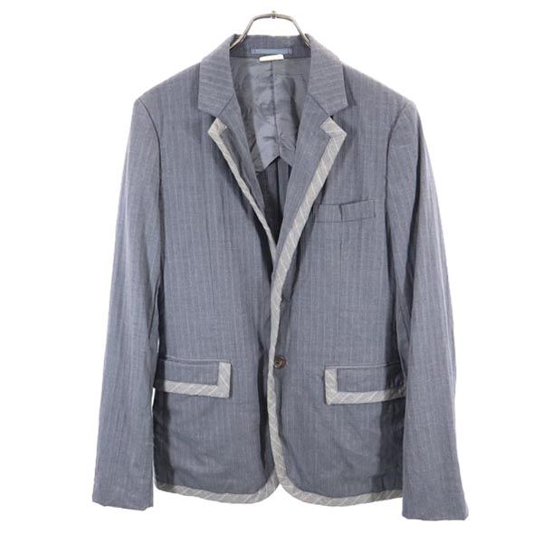 COMME des GARCONS HOMME コムデギャルソンオム 2013年 日本製 テーラードジャケット XXS グレー メンズ