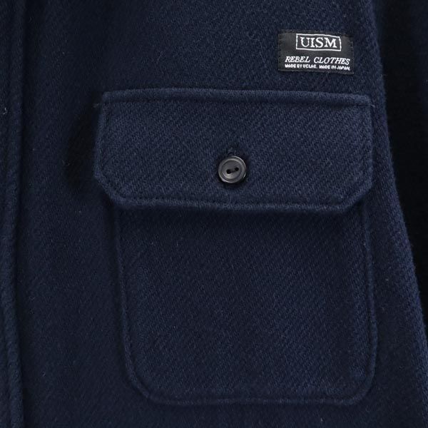 UNDERCOVER アンダーカバー 日本製 コットン 長袖 シャツ 2 紺 メンズ