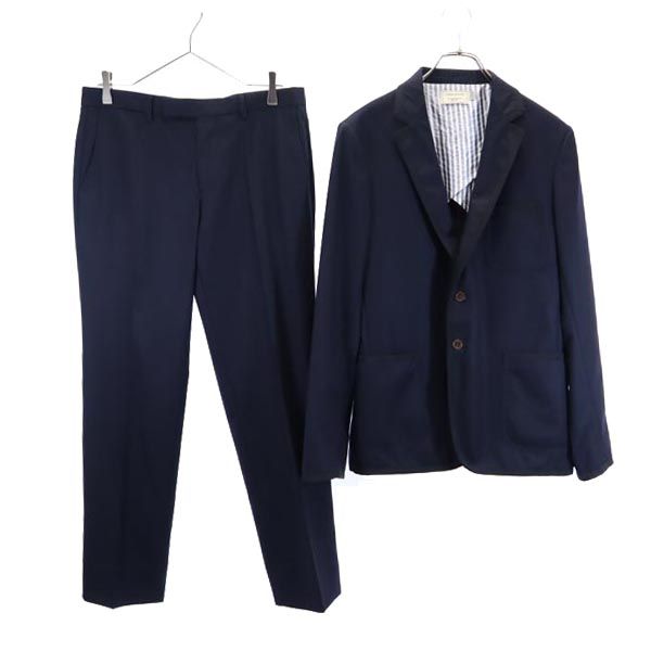 MAISON KITSUNE メゾンキツネ ウール スーツ 上下 セットアップ 46/42 ネイビー系 メンズ